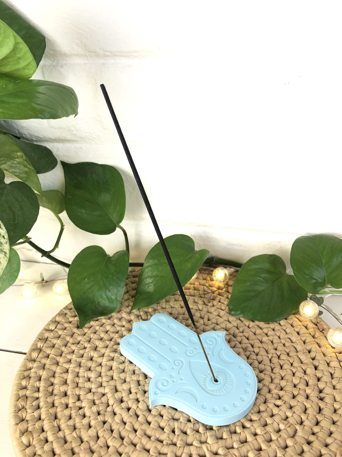 Hamsa Hand Incense Holder | Turquoise Hamsa Hand Incense Holder | Turquoise